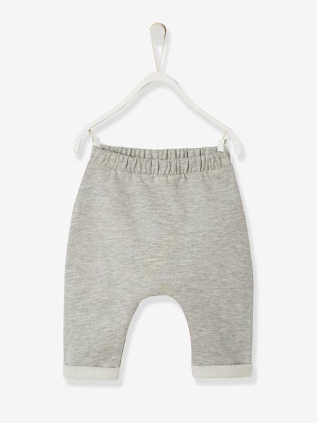 Baby Sweathose für Neugeborene beige meliert wal+hellgrau meliert+nachtblau 8