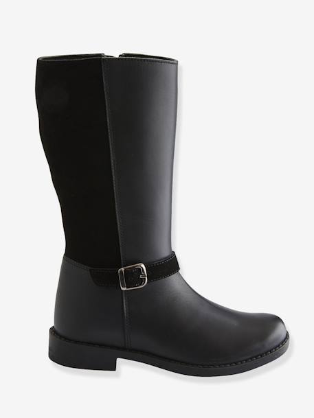 Mädchen Reiterstiefel schwarz 2