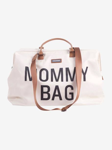 Große Wickeltasche MOMMY BAG CHILDHOME - schwarz+wollweiß - 5