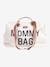 Große Wickeltasche MOMMY BAG CHILDHOME schwarz+wollweiß 5