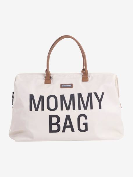 Große Wickeltasche MOMMY BAG CHILDHOME schwarz+wollweiß 4