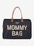 Große Wickeltasche MOMMY BAG CHILDHOME - schwarz+wollweiß - 1