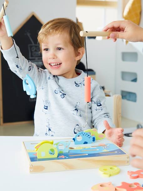 3D-Angelspiel für Kinder, Holz FSC® - mehrfarbig - 2