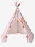 Kinder Spielzelt PETITE SIOUX, wendbares Tipi mit Holzstangen, FSC® rosa/wollweiß bedruckt 5