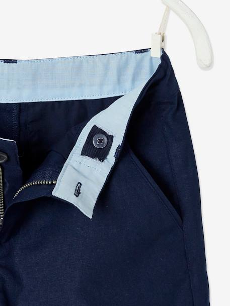 Festliche Jungen Shorts blau+hellbeige+marine+salbeigrün 20