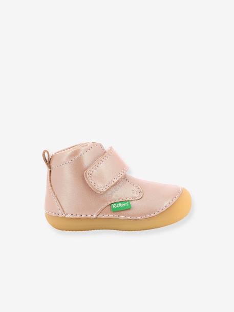 Mädchen Baby Lauflern-Boots SABIO KICKERS rosa metallic 2