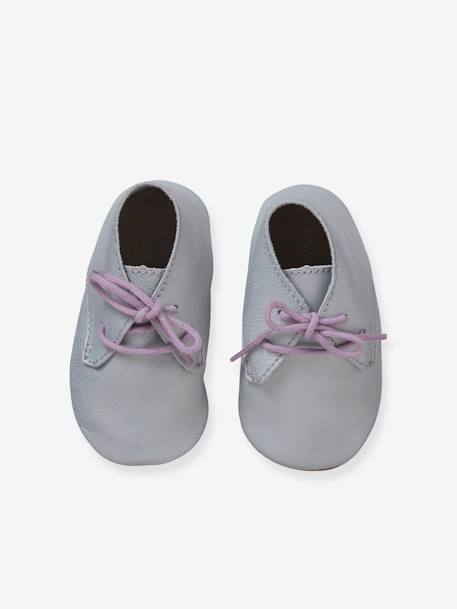 Mädchen Baby Krabbelschuhe perlmutt 2