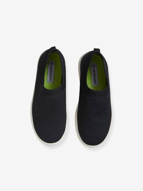 Mädchen Slip-on Sneakers, recycelte Fasern schwarz 4