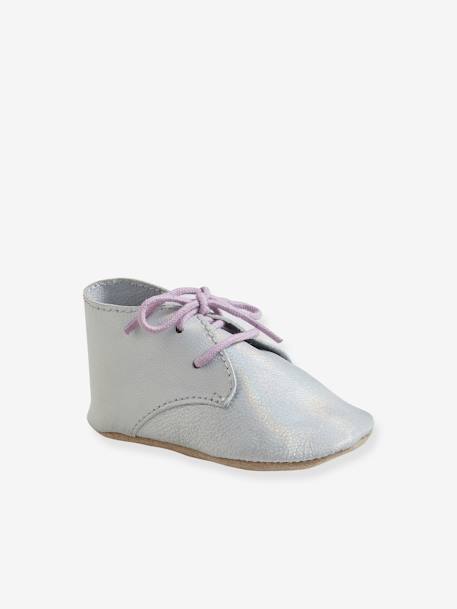 Baby Mädchen Krabbelschuhe perlmutt 1