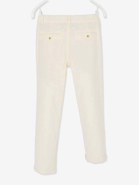 Festliche Jungen Chinohose blau+hellbeige+marine+salbeigrün 9