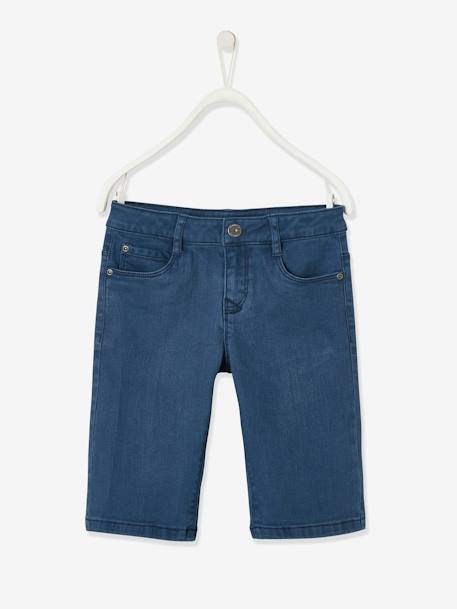 Jungen Shorts Oeko-Tex, Bundweite verstellbar beige+blau gestreift+graublau+grün+hellgelb+koralle+nachtblau+olivgrün 41