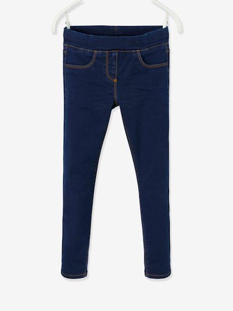 Mädchen Jeggings WATERLESS BASIC, Bundweite verstellbar dark blue 4