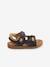 Jungen Sandalen marine/hellbraun+taupe 2