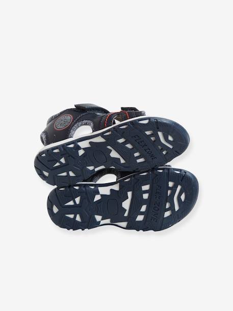 Jungen Klett-Sandalen mit Anziehtrick - blau - 5