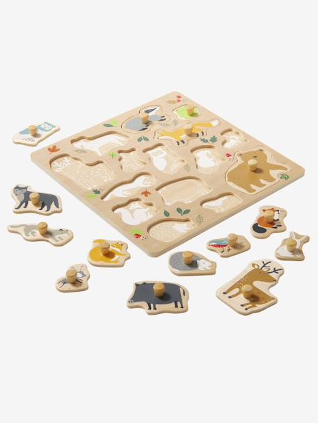 Baby Steckpuzzle TIERE FSC® - mehrfarbig - 6