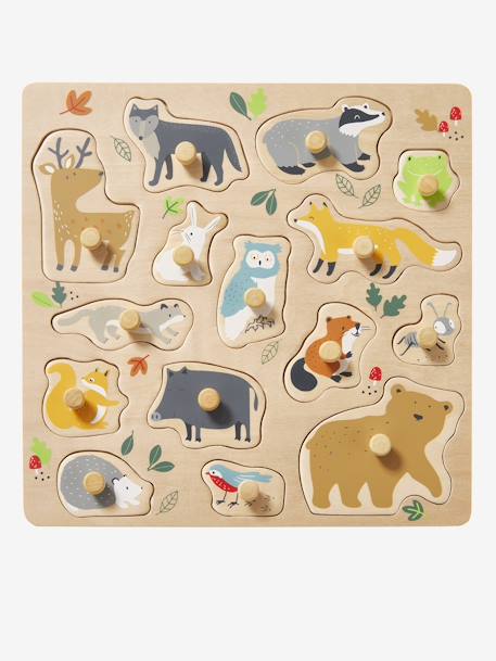 Baby Steckpuzzle TIERE FSC® - mehrfarbig - 1