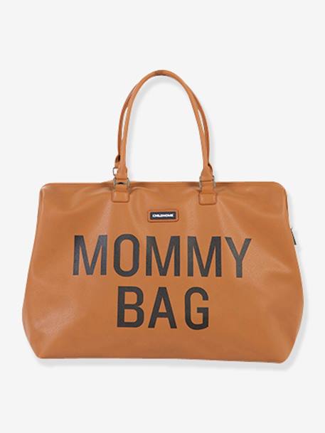 Große Wickeltasche MOMMY BAG, Lederoptik CHILDHOME - braun - 4