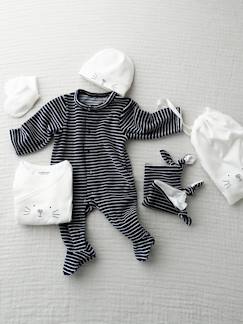 Babymode-Baby-Sets-5-teiliges Baby-Set mit Beutel, Print mit Katze oder Hund Oeko Tex