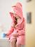 Kinder Bademantel, Einhorn-Kostüm Oeko Tex, personalisierbar - pink - 1