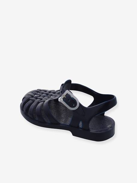 Jungen Badesandalen SUN Meduse dunkelblau+hellblau+marine+transparent 14