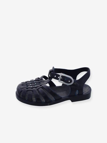 Jungen Badesandalen SUN Meduse - dunkelblau+hellblau+marine+transparent - 13