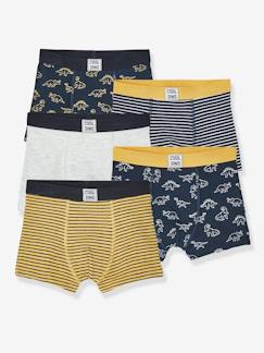 -5er-Pack Jungen Boxershorts, Dinos Oeko Tex