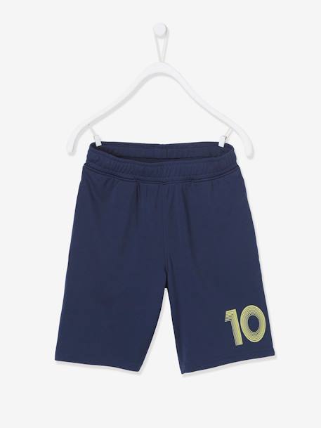 Jungen Sport-Shorts aus Funktionsmaterial marine+schwarz 1