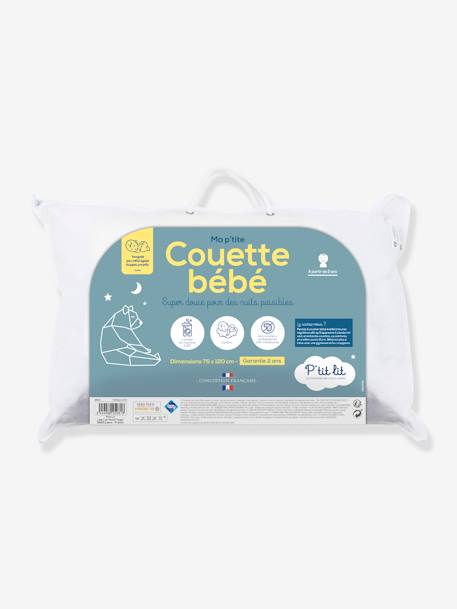 Baby Sommer-Bettdecke, Sanitized-Ausrüstung* P'TIT LIT, 75 x 120 cm - weiß - 1