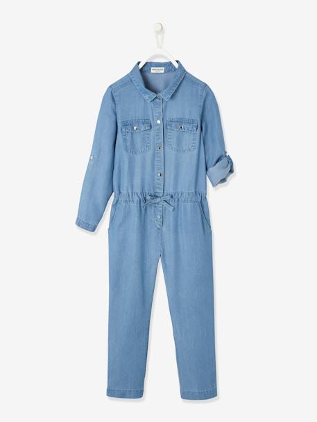 Luftiger Mädchen Jumpsuit Oeko-Tex - blue stone - 4