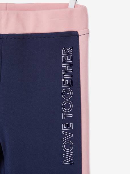 Mädchen Sport-Leggings - grau meliert+grün+koralle+marine+marine+pudrig rosa - 12