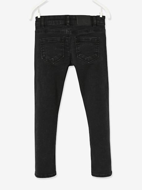 Mädchen Slim-Fit-Jeans WATERLESS, Hüftweite COMFORT Oeko-Tex, Bundweite verstellbar schwarz 5