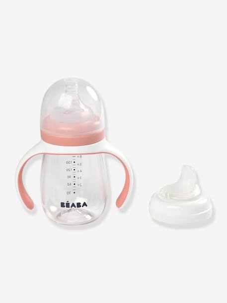 2-in-1 Baby Trinklernbecher BEABA, 210 ml blau+grün+rosa 14