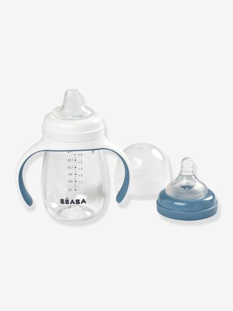 2-in-1 Baby Trinklernbecher BEABA, 210 ml - blau+grün+rosa - 1