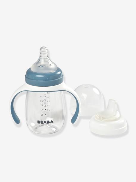 2-in-1 Baby Trinklernbecher BEABA, 210 ml - blau+grün+rosa - 2