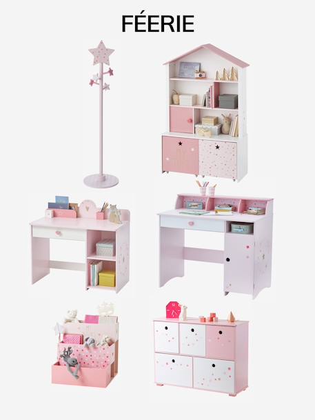 Kinder Sideboard FEENZAUBER rosa/sterne 3