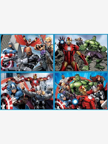 4er-Set Puzzles, 50-150 Teile MULTI 4 MARVEL AVENGERS EDUCA - mehrfarbig - 2