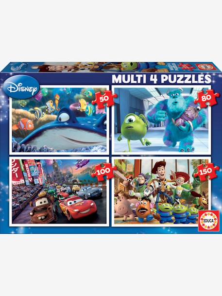 4er-Set Puzzles, 50-150 Teile MULTI 4 Disney PIXAR EDUCA mehrfarbig 1