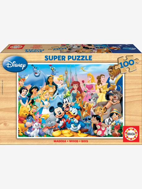 100-teiliges Super-Puzzle DIE WELT DER FIGUREN DISNEY EDUCA mehrfarbig 1