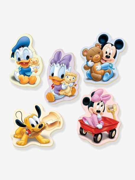 5er-Set Puzzles, 3-5 Teile Disney MICKY MAUS EDUCA mehrfarbig 2