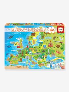 Puzzle mit Europakarte, 150 Teile EDUCA  [numero-image]