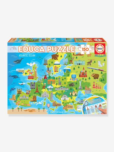 Puzzle mit Europakarte, 150 Teile EDUCA mehrfarbig 1