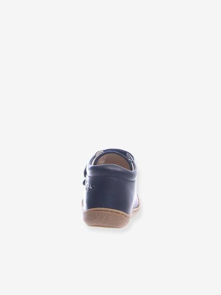 Jungen Baby Lauflernschuhe COCOON mit Klett NATURINO karamell+marine 10