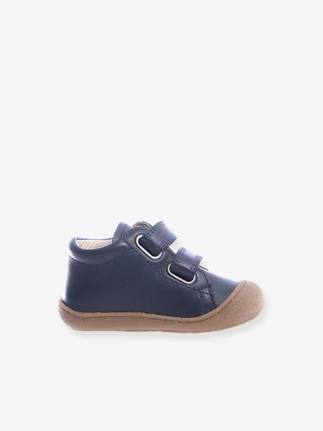 Jungen Baby Lauflernschuhe COCOON mit Klett NATURINO - karamell+marine - 8