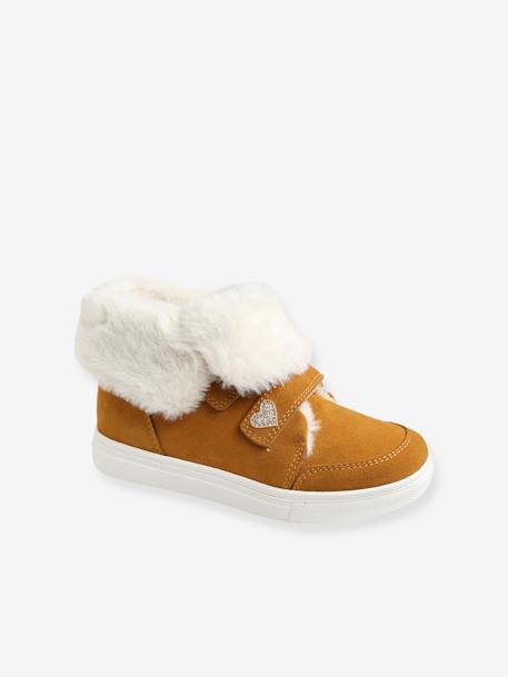 Mädchen Winterboots, variabel tragbar camelfarben 1