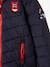 Jungen Winterjacke mit Kapuze & Teddyfleece-Futter, Recycling-Polyester - nachtblau - 4