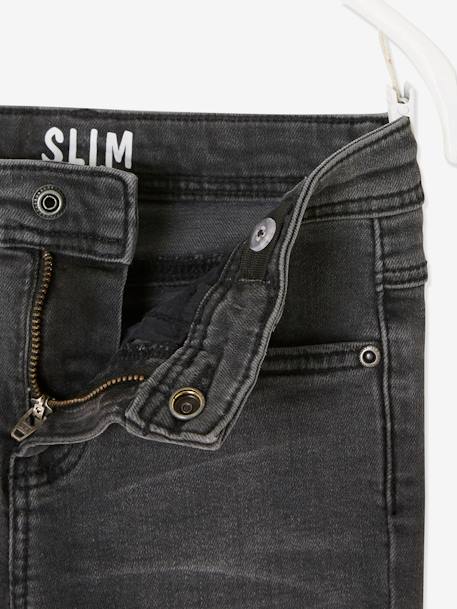 Jungen Slim-Fit-Jeans WATERLESS, Hüftweite COMFORT Oeko-Tex blue stone+dark blue+double stone+dunkelgrau 22