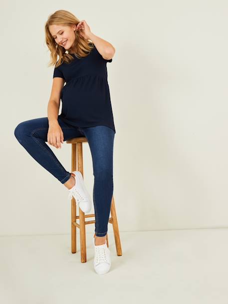 Jeans-Treggings für die Schwangerschaft - blau+dark blue+double stone+grau+schwarz - 9