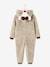 Jungen Plüsch-Overall, Onesie RENTIER - beige - 1