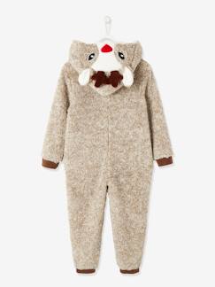 -Jungen Plüsch-Overall, Onesie RENTIER