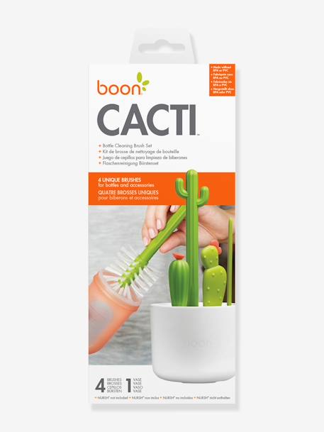 4er-Set Spülbürsten CACTUS Boon weiß/anisgrün 3